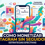 Cómo monetizar Instagram sin seguidores: estrategias efectivas