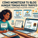 Cómo monetizar tu blog aunque tengas poco tráfico