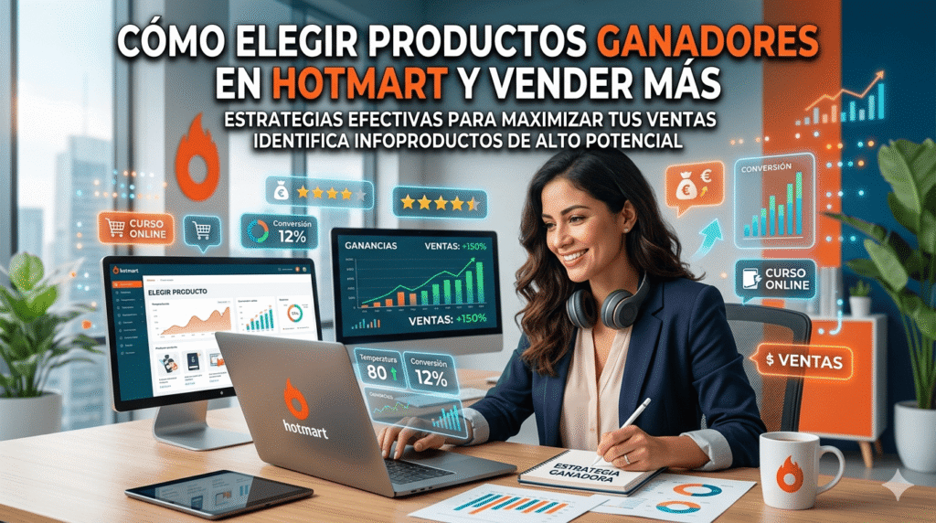 Cómo elegir productos ganadores en Hotmart y vender más